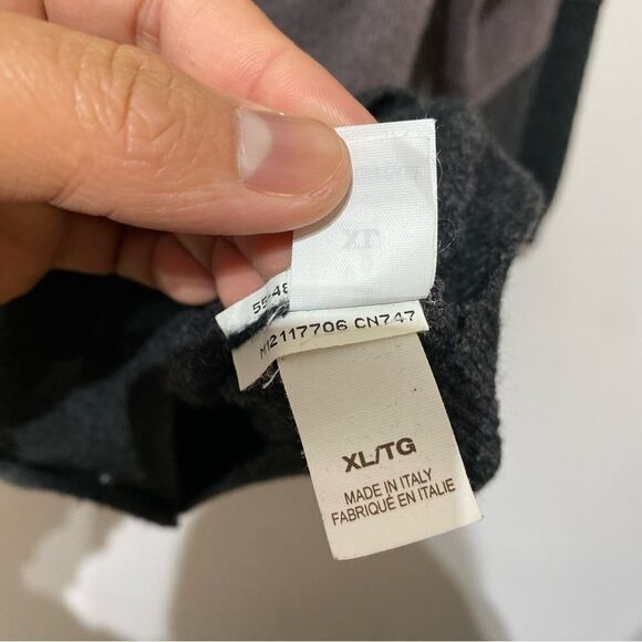 Brunello Cucinelli 100% Cashmere Colorblock 3/4 Sleeve Cardigan - Picture 5 of 9